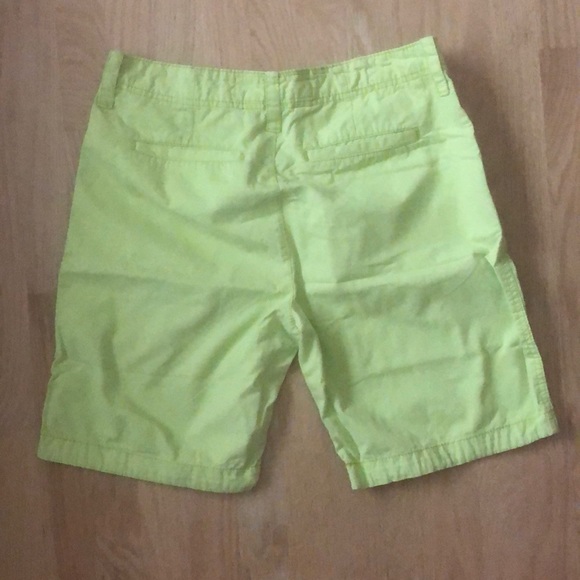 Aeropostale - Lime Green Jean Shorts (Men Shorts) - Picture 2 of 3